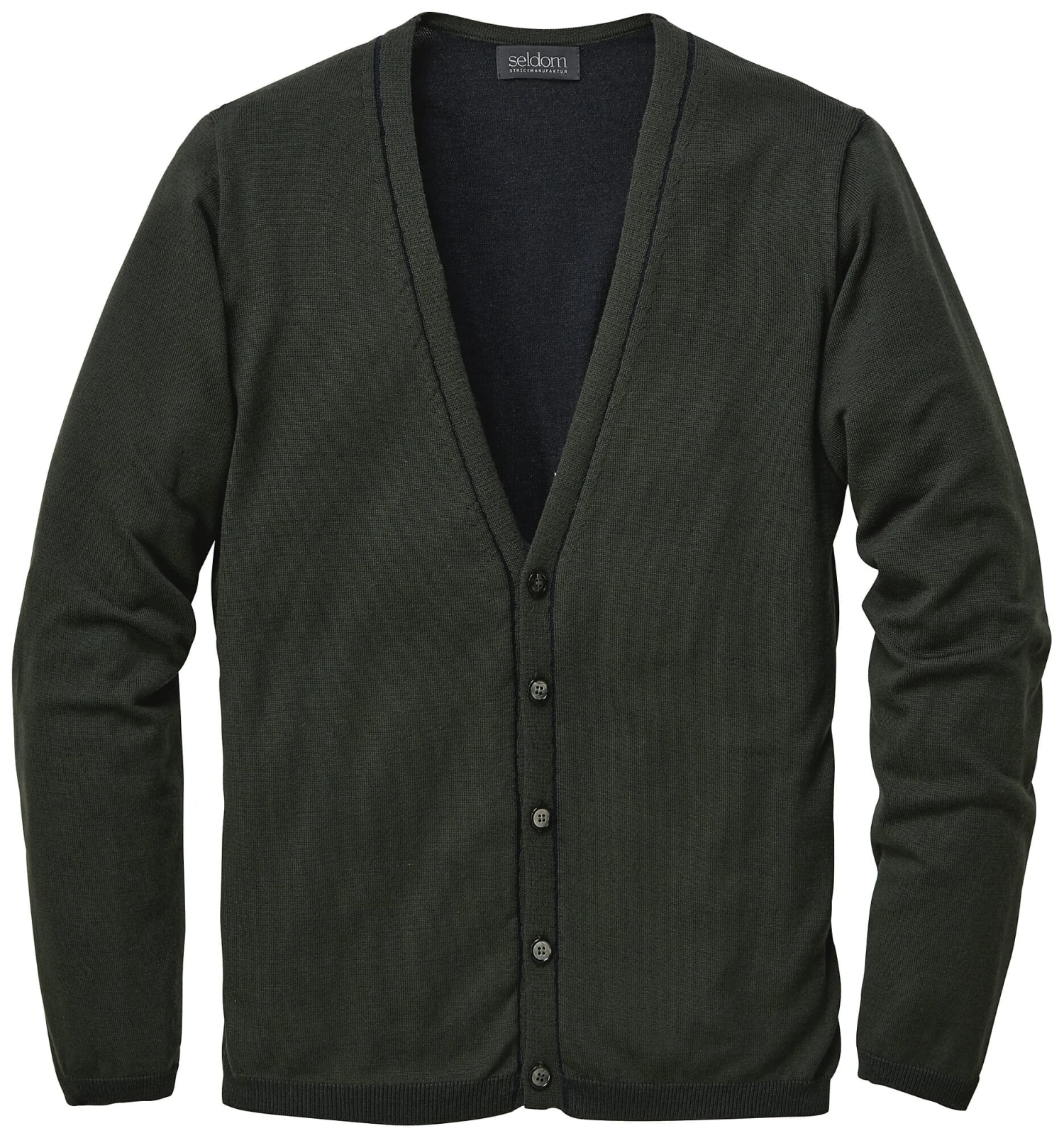 Herenvest Wol-katoen, Groen 3 Herenvest Wol-katoen, Groen