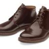 Hoge Veterschoen Paardenleer, Oxblood -Armedangels Winkel hoge veterschoen paardenleer 4