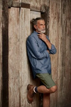 Katoenen Herenshort 1962, Olive 9 Katoenen Herenshort 1962, Olive -Armedangels Winkel katoenen herenshort 1962 3