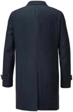 Korte Herenjas Van Scheerwol, Donkerblauw -Armedangels Winkel korte herenjas scheerwol 3