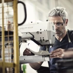 Leren Jasje Met Opstaande Kraag, Donkerbruin -Armedangels Winkel leren jasje opstaande kraag 4