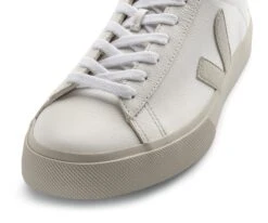 Leren Sneaker Unisex, Wit -Armedangels Winkel leren sneaker unisex 2
