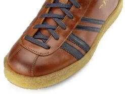 Leren Sportschoen Trainer, Cognac Blauw 7 Leren Sportschoen Trainer, Cognac Blauw -Armedangels Winkel leren sportschoen trainer 5