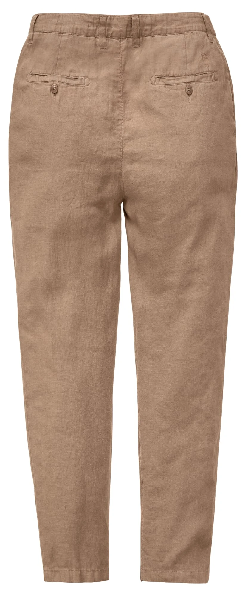 Linnen Herenbroek, Medium Bruin 4 Linnen Herenbroek, Medium Bruin - Afbeelding 2