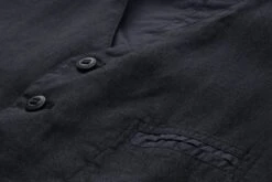 Linnen Herengilet, Zwart-blauw -Armedangels Winkel linnen herengilet 2