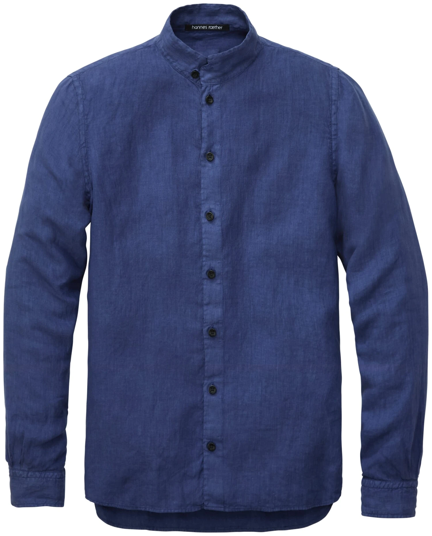 Linnen Herenhemd, Kobalt 3 Linnen Herenhemd, Kobalt