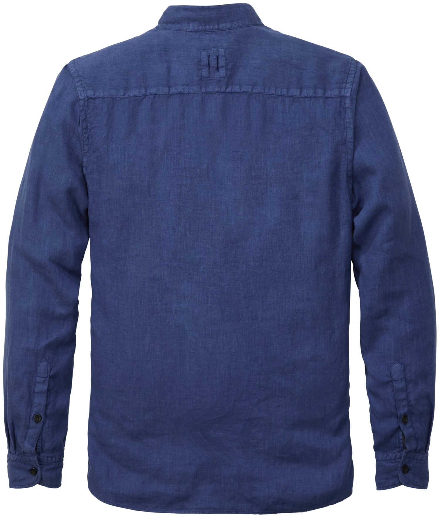 Linnen Herenhemd, Kobalt 4 Linnen Herenhemd, Kobalt - Afbeelding 2
