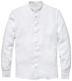 Linnen Herenhemd, Wit