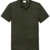 Linnen Herenpolo, Donkergroen 2 Linnen Herenpolo, Donkergroen -Armedangels Winkel linnen herenpolo