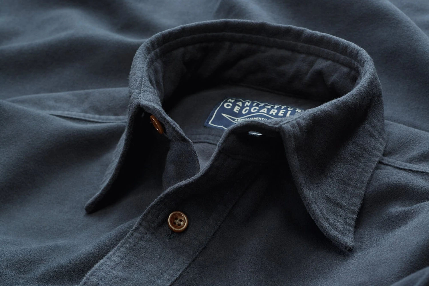 Moleskin Shirt, Donkerblauw 5 Moleskin Shirt, Donkerblauw - Afbeelding 3