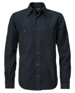 Moleskin Shirt, Donkerblauw