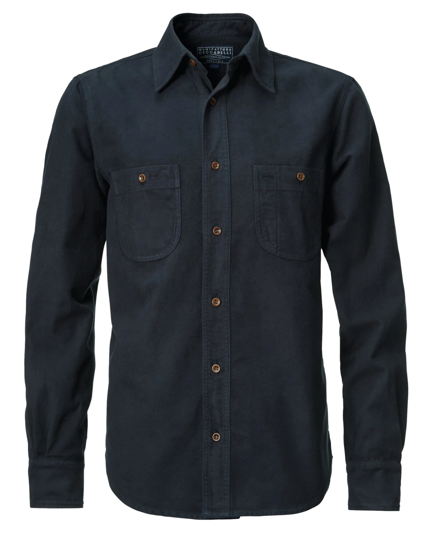 Moleskin Shirt, Donkerblauw 3 Moleskin Shirt, Donkerblauw