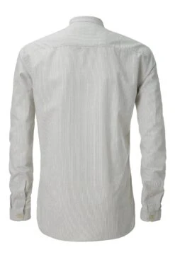 Overhemd Met Opstaande Kraag, Natuurlijk Blauw -Armedangels Winkel overhemd opstaande kraag 4