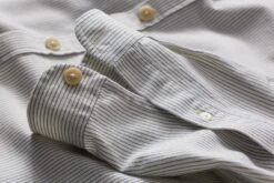 Overhemd Met Opstaande Kraag, Natuurlijk Blauw -Armedangels Winkel overhemd opstaande kraag 5