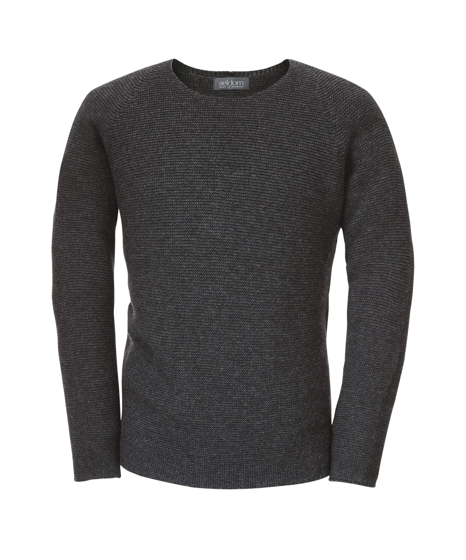 Seldom Heren Trui Met Lange Mouwen, Antraciet 3 Seldom Heren Trui Met Lange Mouwen, Antraciet