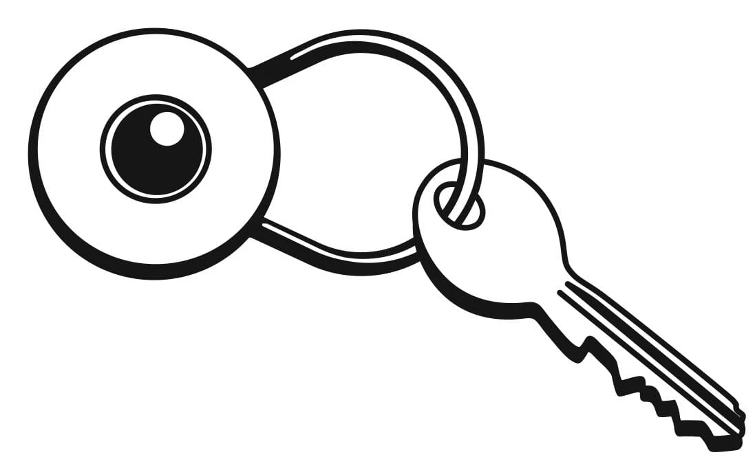 Sleutelhanger Orbit, Zwart 7 Sleutelhanger Orbit, Zwart - Afbeelding 5