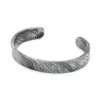 Smalle Armband Damascus Staal Onbewerkt -Armedangels Winkel smalle armband damascus staal onbewerkt