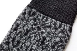 Sok Jacquard Virgin Wool, Antraciet -Armedangels Winkel sok jacquard virgin wool 5