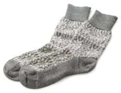 Sok Jacquard Virgin Wool, Grijs