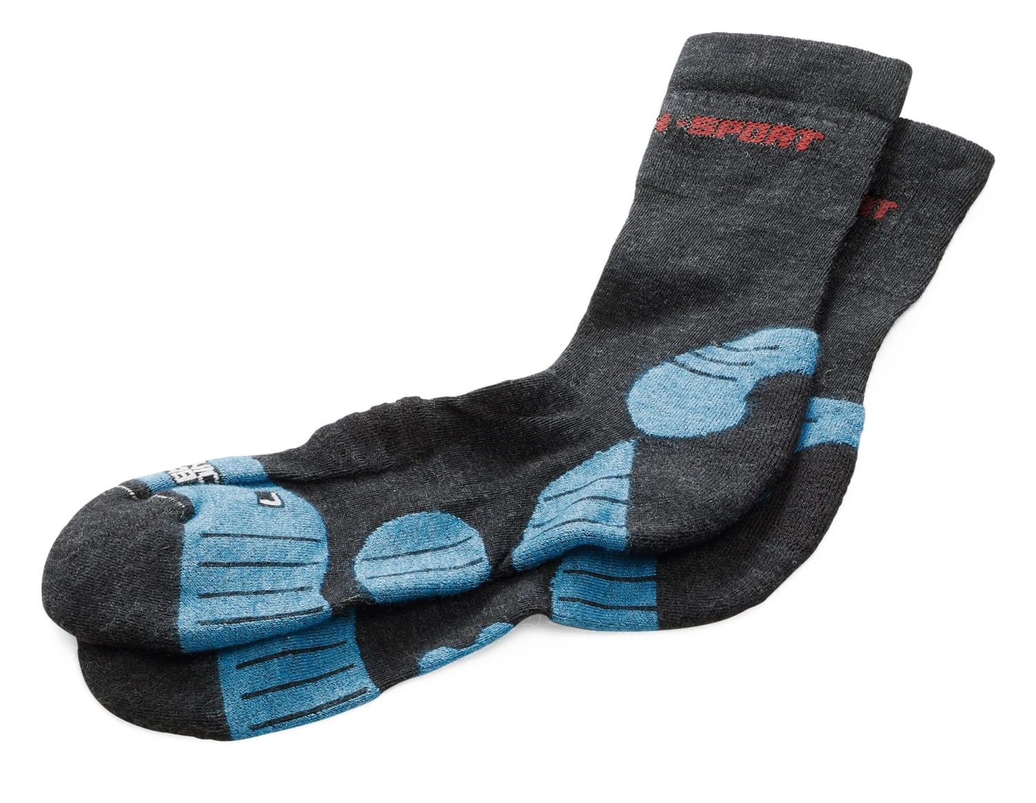 Sportsok Merino Wol, Antraciet Benzine 3 Sportsok Merino Wol, Antraciet Benzine