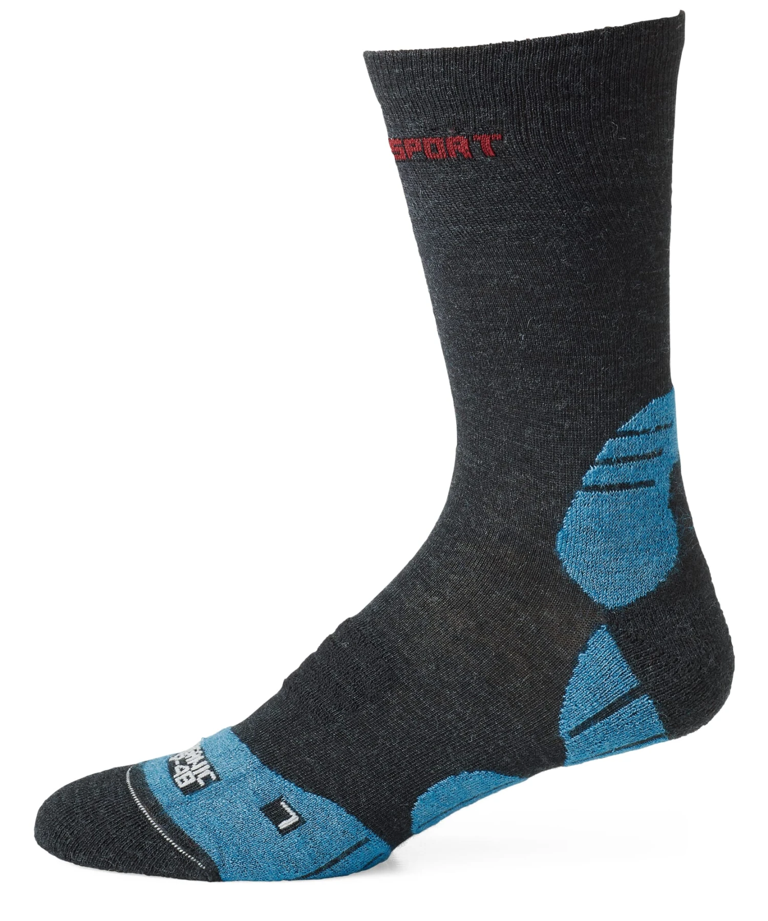 Sportsok Merino Wol, Antraciet Benzine 4 Sportsok Merino Wol, Antraciet Benzine - Afbeelding 2