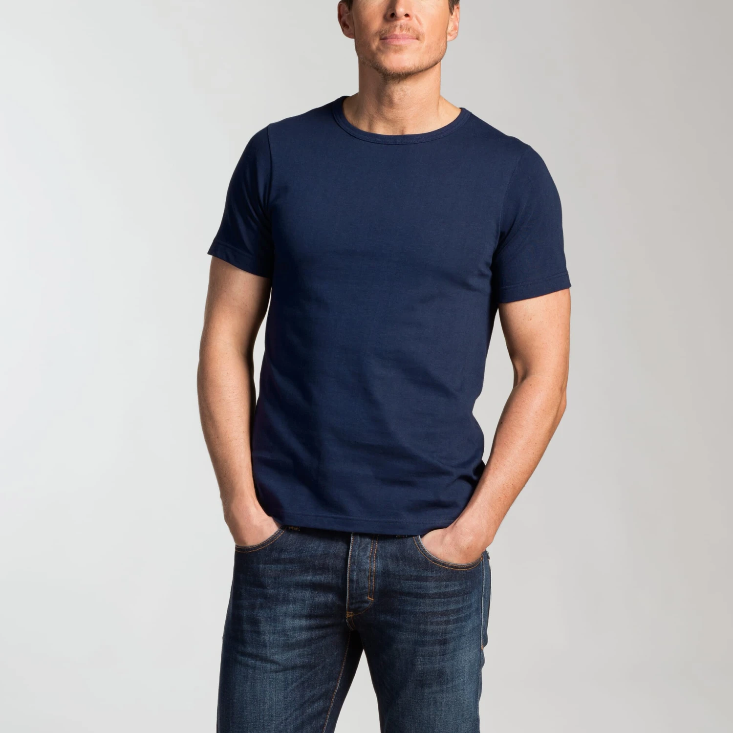 T-shirt 1950, Blauw 4 T-shirt 1950, Blauw - Afbeelding 2