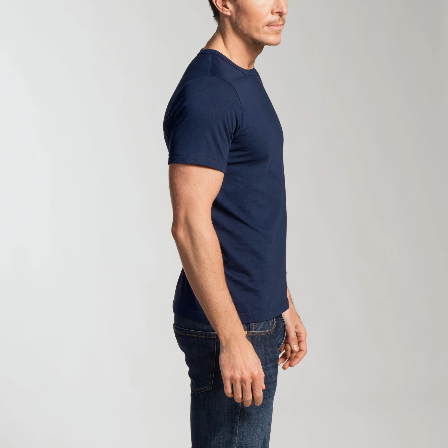 T-shirt 1950, Blauw 5 T-shirt 1950, Blauw - Afbeelding 3