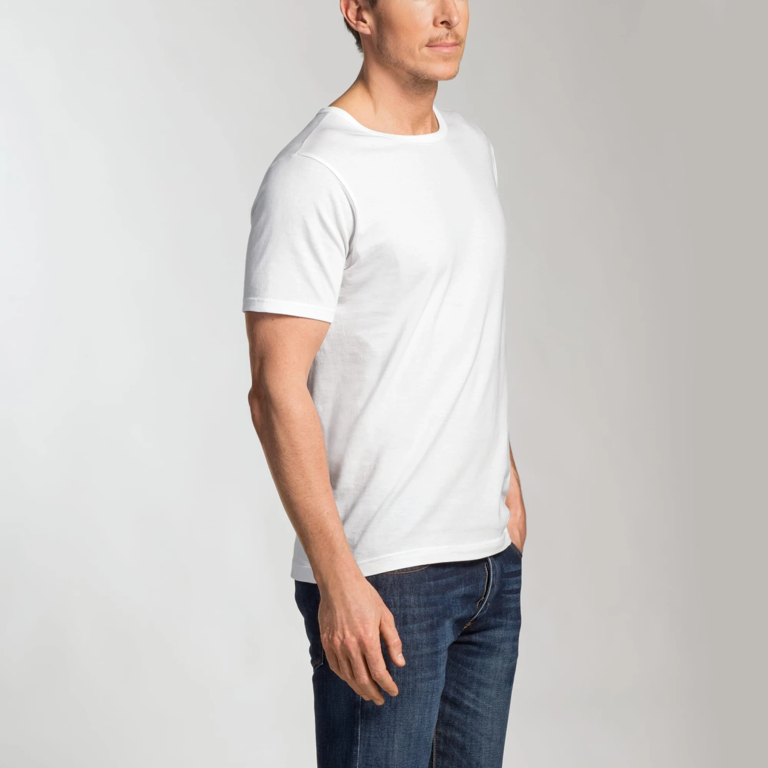 T-shirt 1950, Wit 5 T-shirt 1950, Wit - Afbeelding 3