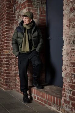 Thermisch Herenjack, Groen-Zwart -Armedangels Winkel thermisch herenjack 3