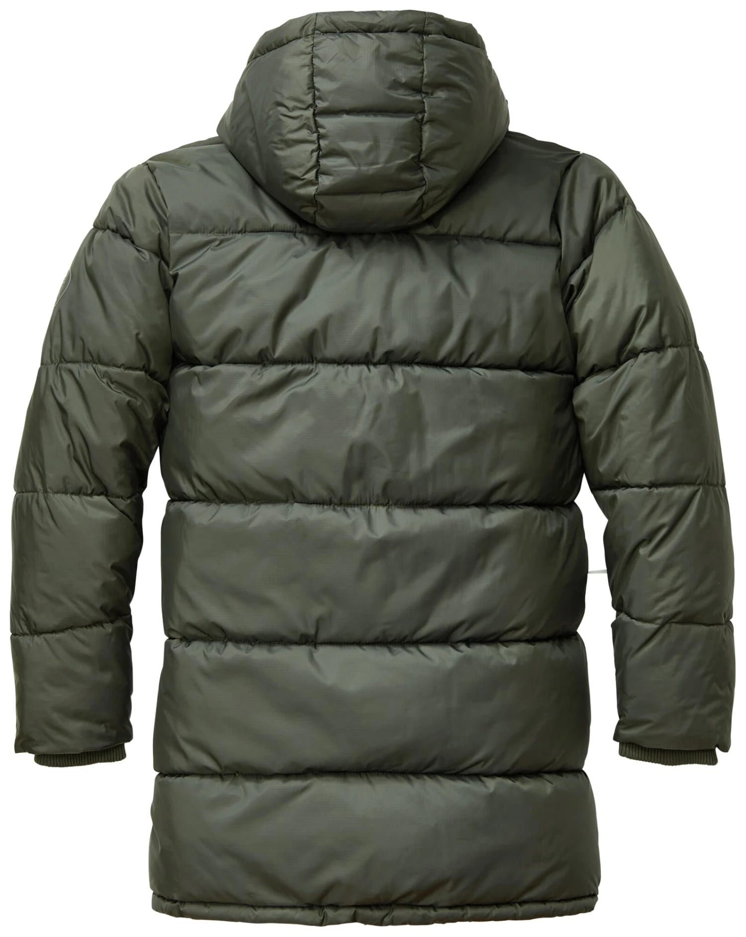 Thermische Lange Jas Voor Heren, Groen 4 Thermische Lange Jas Voor Heren, Groen - Afbeelding 2