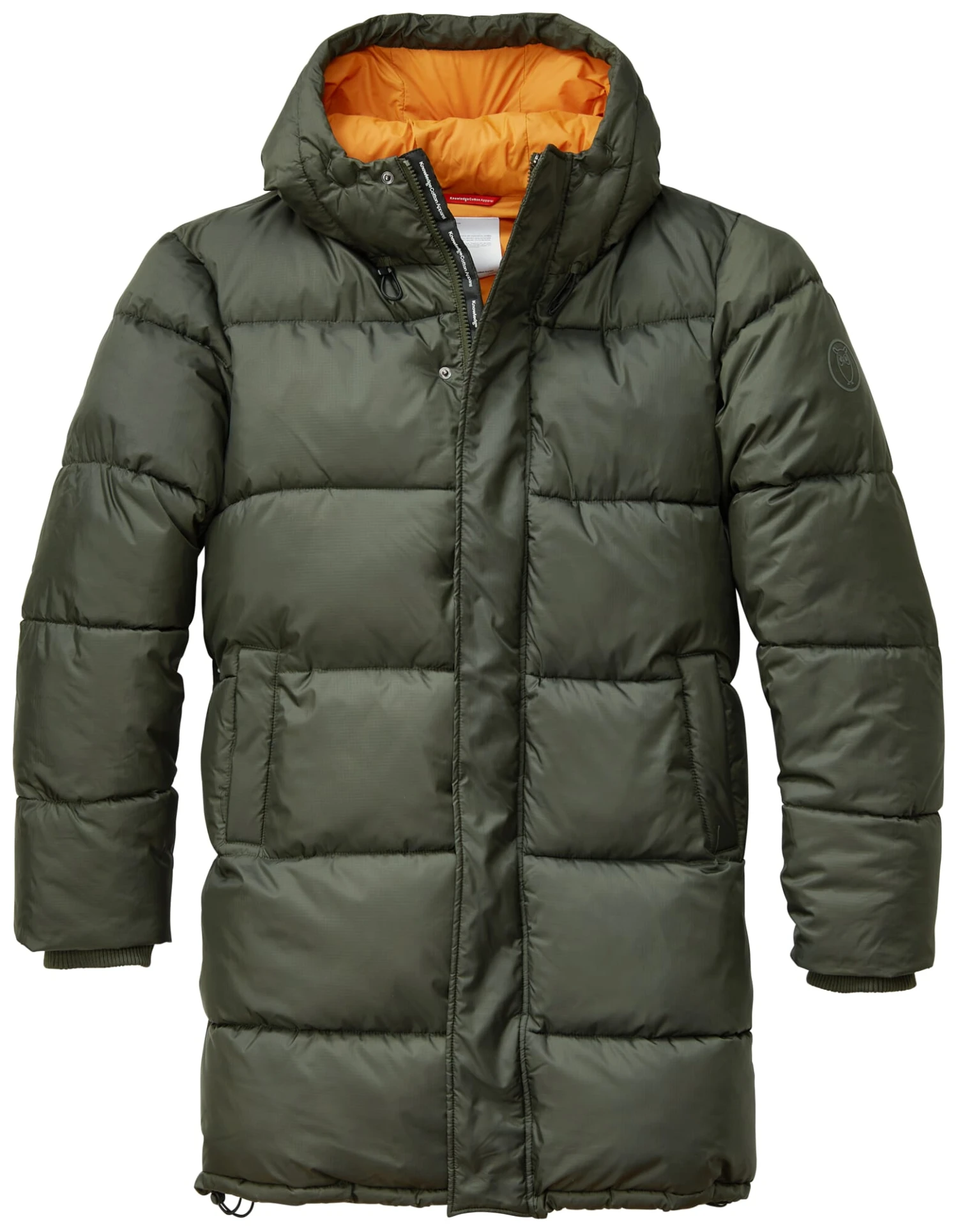 Thermische Lange Jas Voor Heren, Groen 3 Thermische Lange Jas Voor Heren, Groen