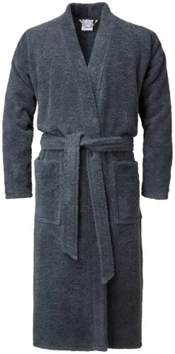 Unisex Badjas, Grijsblauw