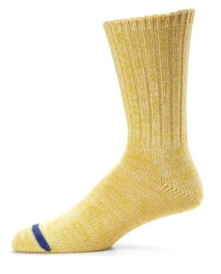 Unisex Sok, Geel-Natuur-Melange -Armedangels Winkel unisex sok 7