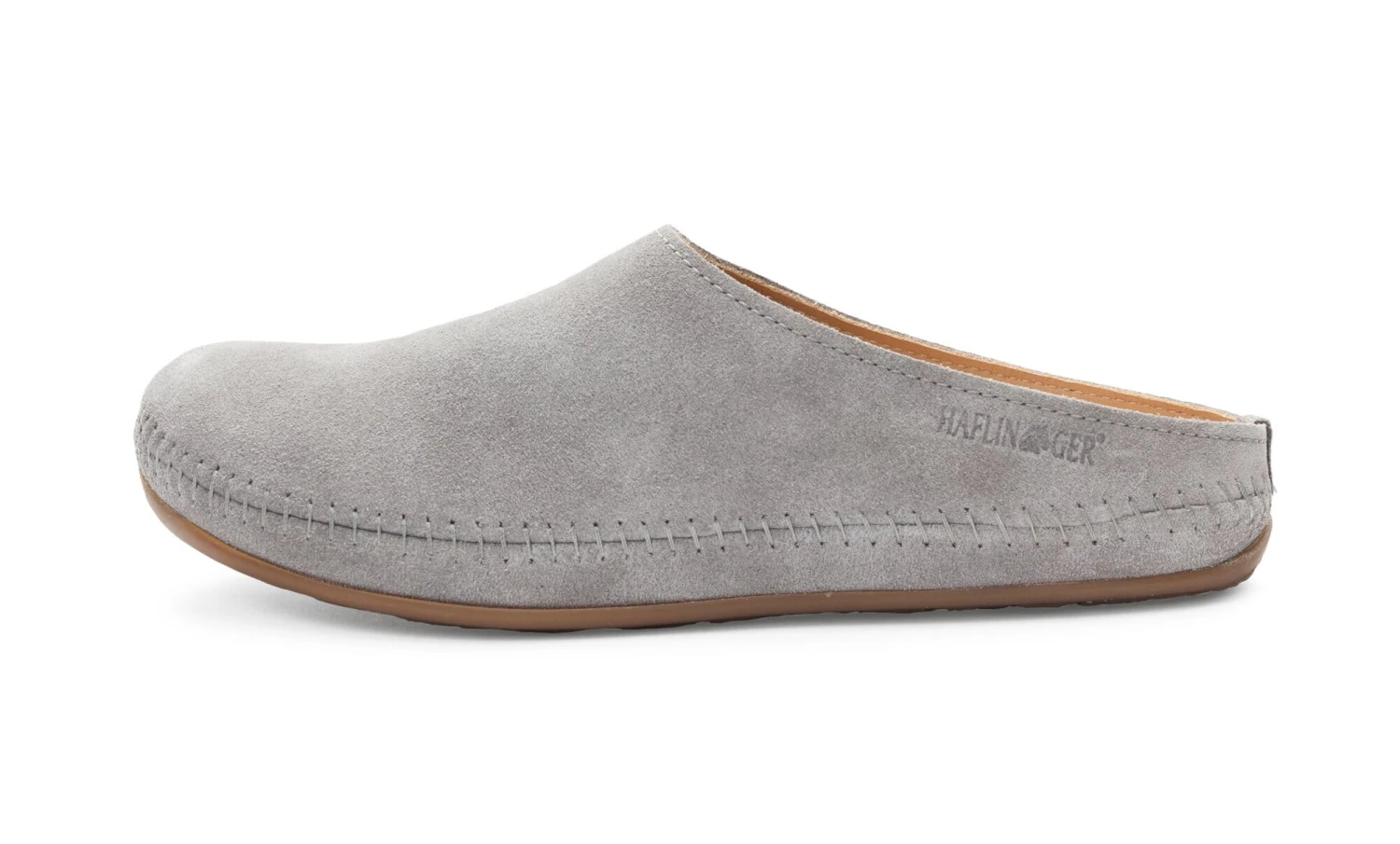 Haflinger Velours Pantoffel, Grafiet 4 Haflinger Velours Pantoffel, Grafiet - Afbeelding 2