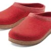 Haflinger Vilten Pantoffel, Red -Armedangels Winkel vilten pantoffel 6
