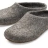 Vilten Pantoffel Tiroler Steen Schaap, Grijs -Armedangels Winkel vilten pantoffel tiroler steen schaap