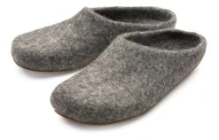 Vilten Pantoffel Tiroler Steen Schaap, Grijs
