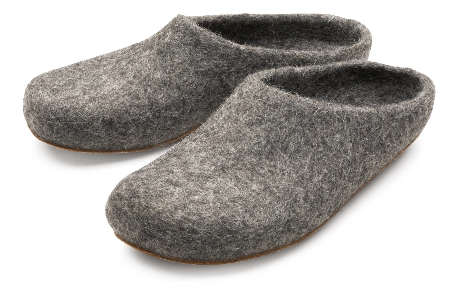 Vilten Pantoffel Tiroler Steen Schaap, Grijs 3 Vilten Pantoffel Tiroler Steen Schaap, Grijs