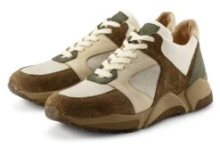 Vrijetijdsschoen Voor Heren, Braun-beige-groen