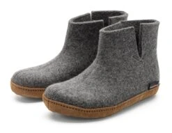 Haflinger Woonboot Wollen Vilt Unisex, Grijs
