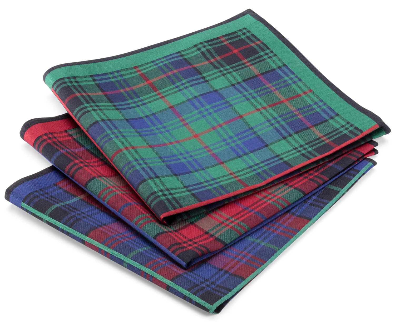 Zakdoekset Unisex Ruitjespatroon 4 Zakdoekset Unisex Ruitjespatroon - Afbeelding 2