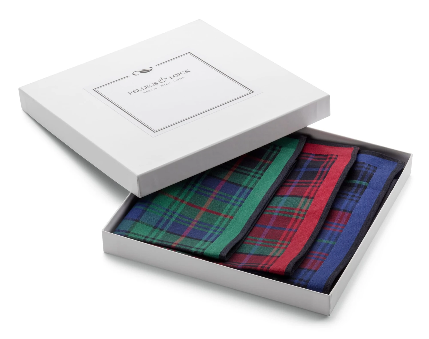 Zakdoekset Unisex Ruitjespatroon 3 Zakdoekset Unisex Ruitjespatroon